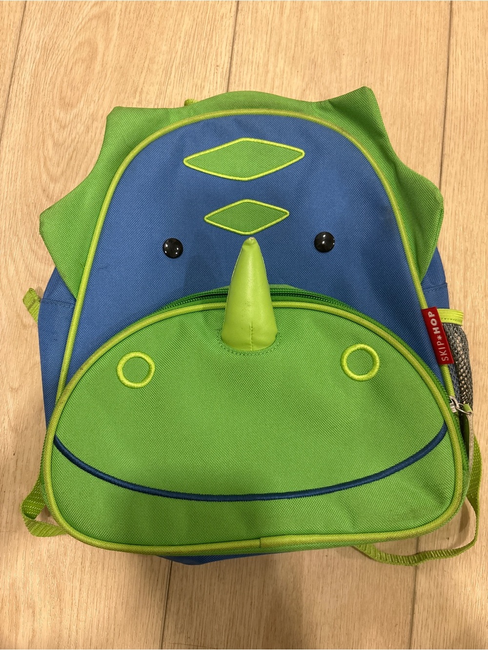 Skip Hop Blue and Green Dinosaur Toddler Backpack